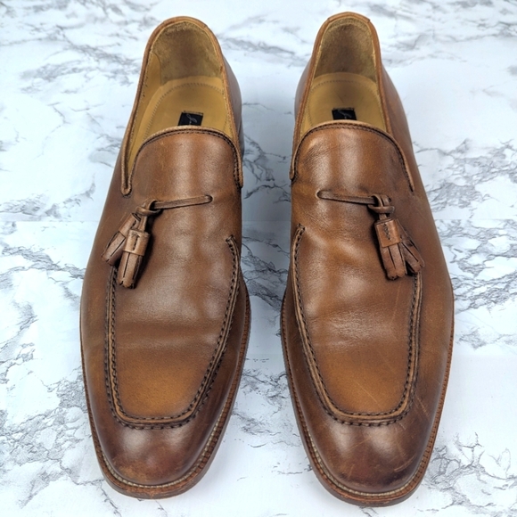 Johnston & Murphy Brown Leather Loafers main image 8